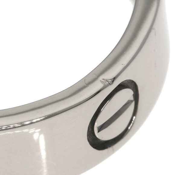 CARTIER 18k Silver Love Ring #51 - Picture 8 of 10